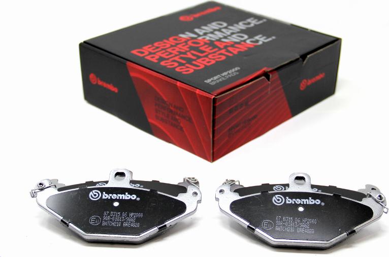 Brembo 07.B315.06 - Set placute frana de performanta aaoparts.ro