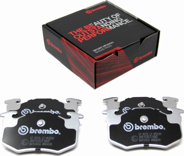 Brembo 07.B315.13 - Set placute frana de performanta aaoparts.ro