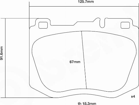 Brembo 07.D435.45 - Set placute frana de performanta aaoparts.ro