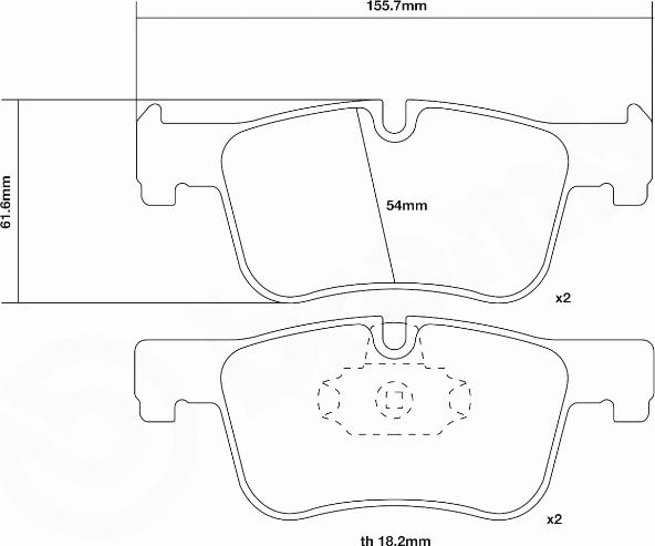 Brembo 07.D435.42 - Set placute frana de performanta aaoparts.ro