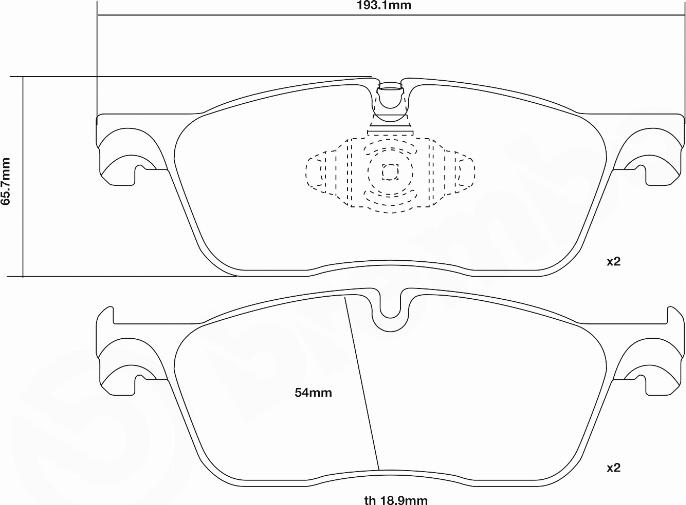 Brembo 07.D435.51 - Set placute frana de performanta aaoparts.ro