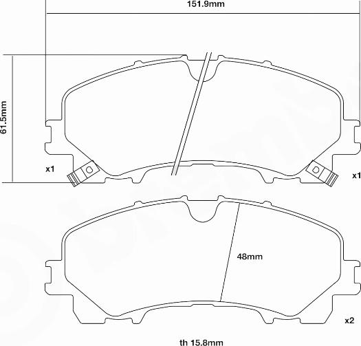 Brembo 07.D435.58 - Set placute frana de performanta aaoparts.ro