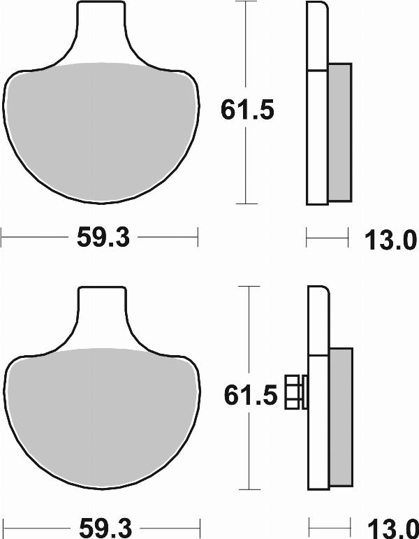 Brembo 07HD0614 - Set placute frana,frana disc aaoparts.ro