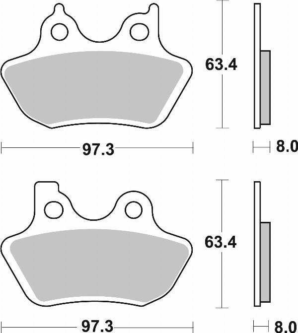 Brembo 07HD16SP - Set placute frana,frana disc aaoparts.ro
