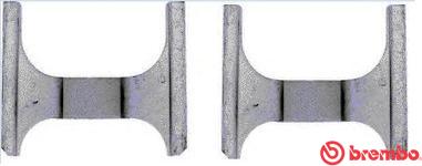 Brembo A 02 298 - Set accesorii, placute frana aaoparts.ro