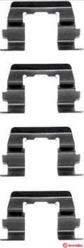 Brembo A 02 259 - Set accesorii, placute frana aaoparts.ro