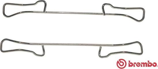 Brembo A 02 238 - Set accesorii, etrier frana aaoparts.ro