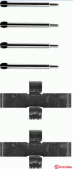 Brembo A 02 276 - Set accesorii, placute frana aaoparts.ro