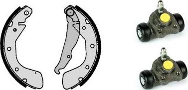 Brembo H 59 033 - Set saboti frana aaoparts.ro