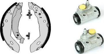 Brembo H 68 049 - Set saboti frana aaoparts.ro