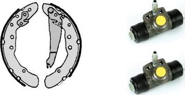 Brembo H 85 034 - Set saboti frana aaoparts.ro