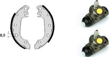Brembo H 24 005 - Set saboti frana aaoparts.ro
