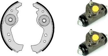 Brembo H 23 001 - Set saboti frana aaoparts.ro