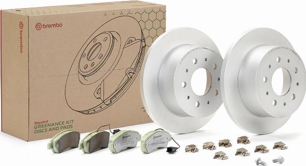 Brembo KT 10 003 - Set frana, frana disc aaoparts.ro