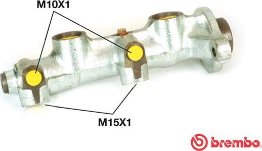 Brembo M 59 051 - Pompa centrala, frana aaoparts.ro