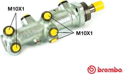 Brembo M 61 008 - Pompa centrala, frana aaoparts.ro