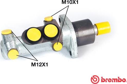 Brembo M 68 075 - Pompa centrala, frana aaoparts.ro