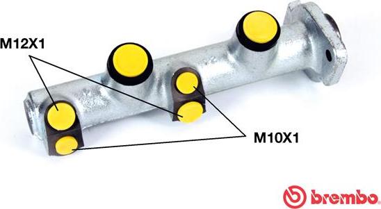 Brembo M 68 070 - Pompa centrala, frana aaoparts.ro