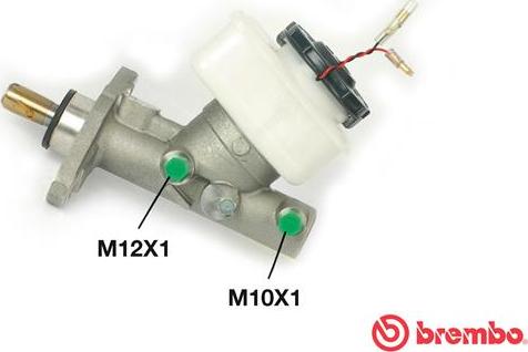 Brembo M 28 040 - Pompa centrala, frana aaoparts.ro