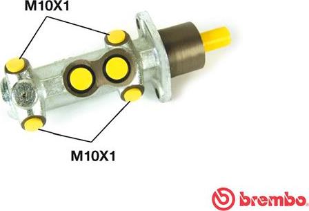 Brembo M 23 027 - Pompa centrala, frana aaoparts.ro