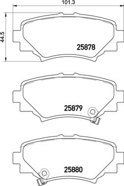 Brembo P 49 049 - Set placute frana,frana disc aaoparts.ro