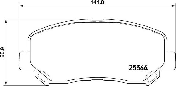 Brembo P 49 045 - Set placute frana,frana disc aaoparts.ro