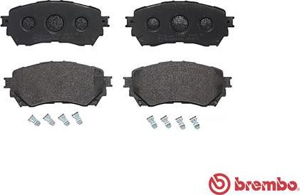 Brembo P 49 048 - Set placute frana,frana disc aaoparts.ro