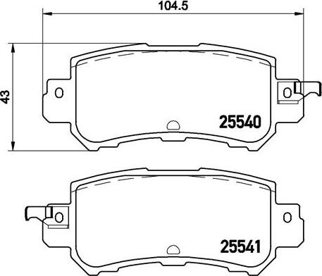 Brembo P 49 047 - Set placute frana,frana disc aaoparts.ro