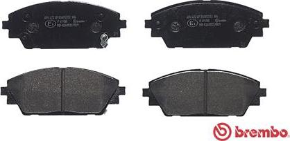 Brembo P 49 050 - Set placute frana,frana disc aaoparts.ro