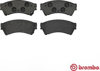 Brembo P 49 039 - Set placute frana,frana disc aaoparts.ro