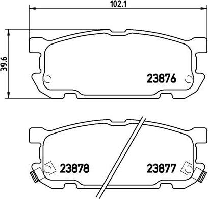 Brembo P 49 030 - Set placute frana,frana disc aaoparts.ro