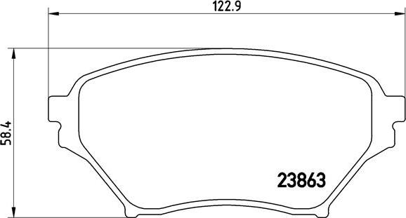 Brembo P 49 029 - Set placute frana,frana disc aaoparts.ro