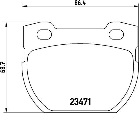 Brembo P 44 006 - Set placute frana,frana disc aaoparts.ro