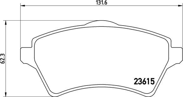 Brembo P 44 011 - Set placute frana,frana disc aaoparts.ro