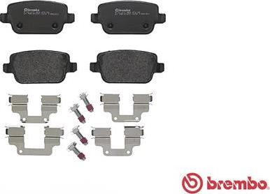 Brembo P 44 017 - Set placute frana,frana disc aaoparts.ro