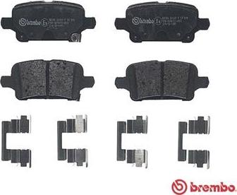 Brembo P 59 090 - Set placute frana,frana disc aaoparts.ro