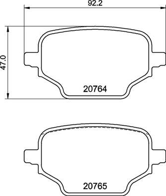 Brembo P 59 098 - Set placute frana,frana disc aaoparts.ro