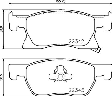 Brembo P 59 092 - Set placute frana,frana disc aaoparts.ro