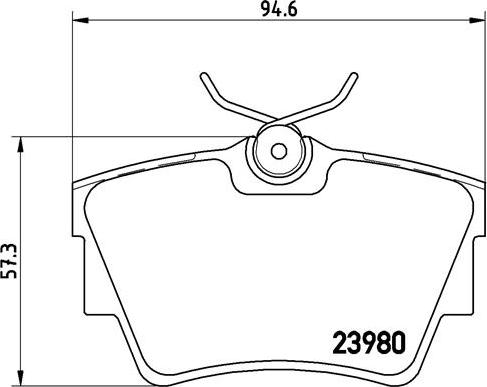 Brembo P 59 041 - Set placute frana,frana disc aaoparts.ro