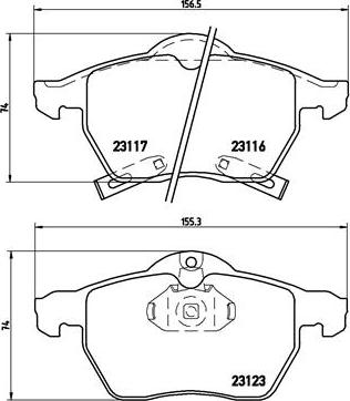 Brembo P 59 048 - Set placute frana,frana disc aaoparts.ro