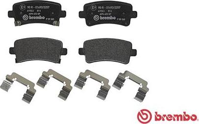 Brembo P 59 060 - Set placute frana,frana disc aaoparts.ro