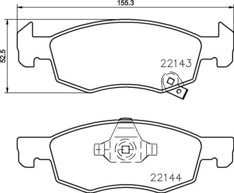 Brembo P 59 084 - Set placute frana,frana disc aaoparts.ro