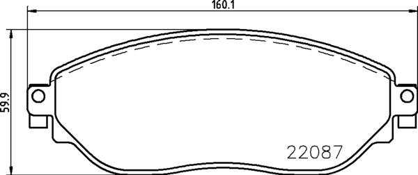 Brembo P 59 082 - Set placute frana,frana disc aaoparts.ro