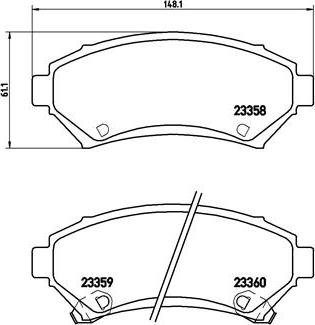 Brembo P 59 028 - Set placute frana,frana disc aaoparts.ro