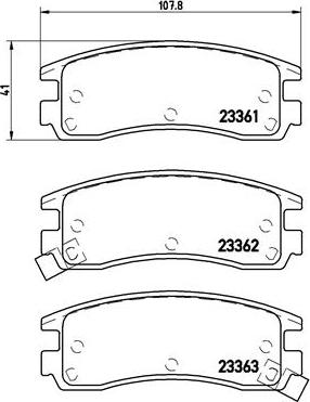 Brembo P 59 027 - Set placute frana,frana disc aaoparts.ro