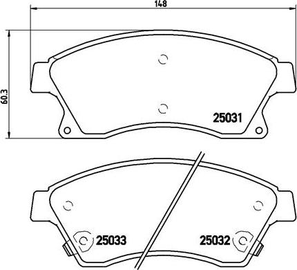 Brembo P 59 076 - Set placute frana,frana disc aaoparts.ro