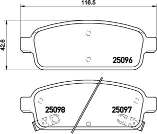 Brembo P 59 078 - Set placute frana,frana disc aaoparts.ro