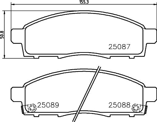 Brembo P 54 055 - Set placute frana,frana disc aaoparts.ro