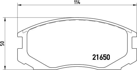 Brembo P 54 015 - Set placute frana,frana disc aaoparts.ro