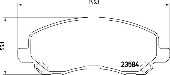 Brembo P 54 030 - Set placute frana,frana disc aaoparts.ro